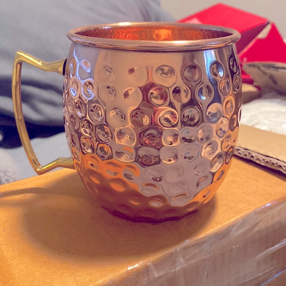 Brand new set of Modern Home Copper Mule Mugs.